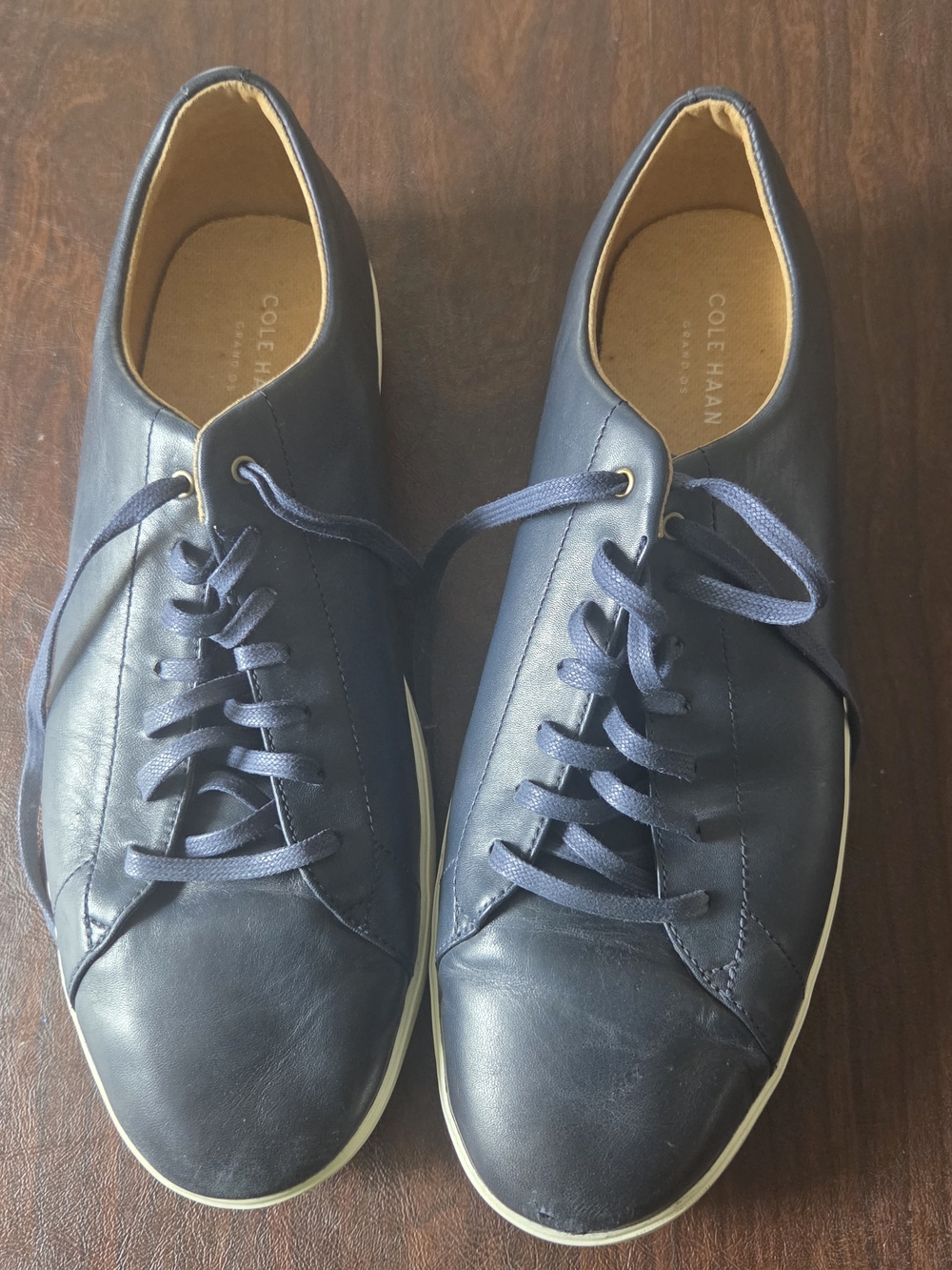 Cole Haan Men's Grand Kittery Court Sneakers Size 13. Navy. Gently Worn